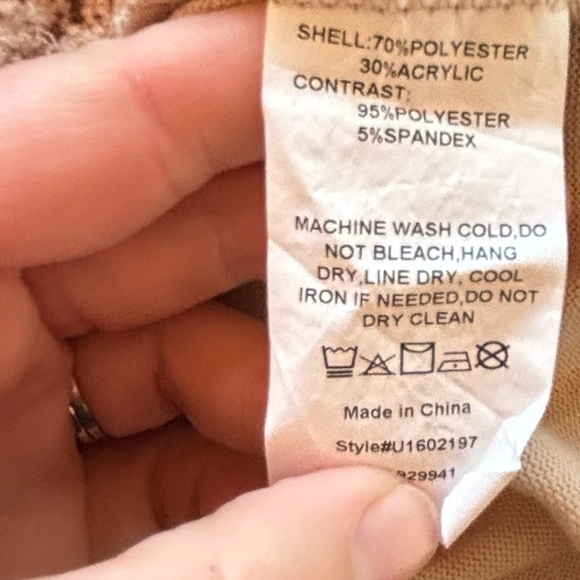 Suzanne Betro Women beige Cable-Knit Cowl Neck Sweater Size XL classic coastal - Picture 4 of 6